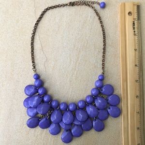 Purple beaded necklace